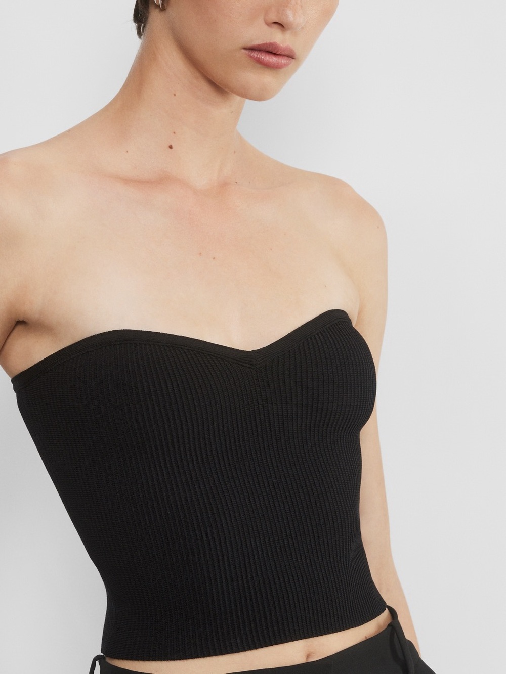Babaton Sculpt Knit Sweetheart Tube Top